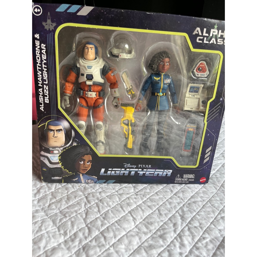 Disney Pixar Lightyear Alpha Class Alisha Hawthorne & Buzz Lightyear Figure Set